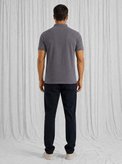 Charcoal Grey Polo Shirt for Men
