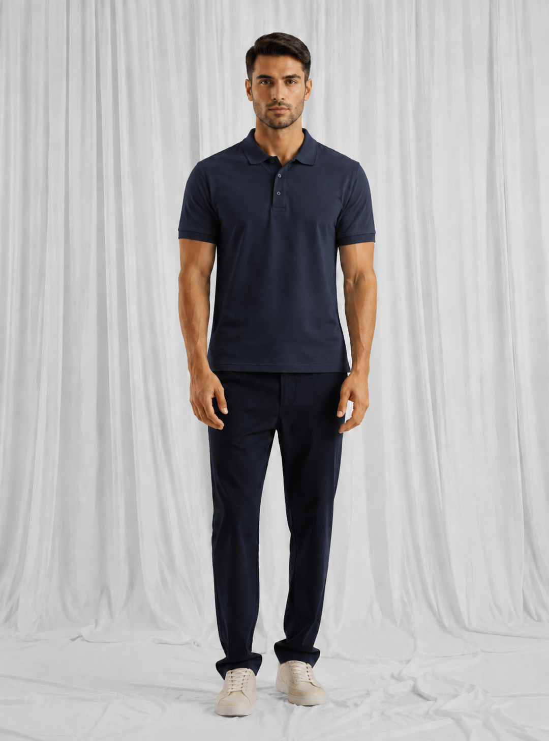 Navy Polo Shirt for Men