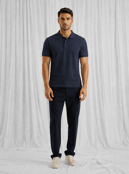 Navy Polo Shirt for Men