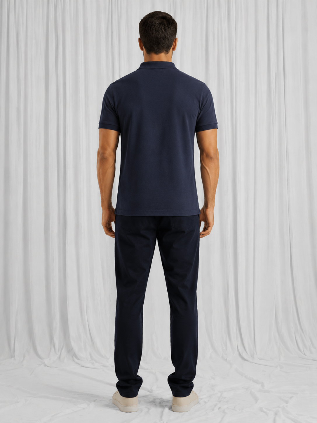 Navy Polo Shirt for Men