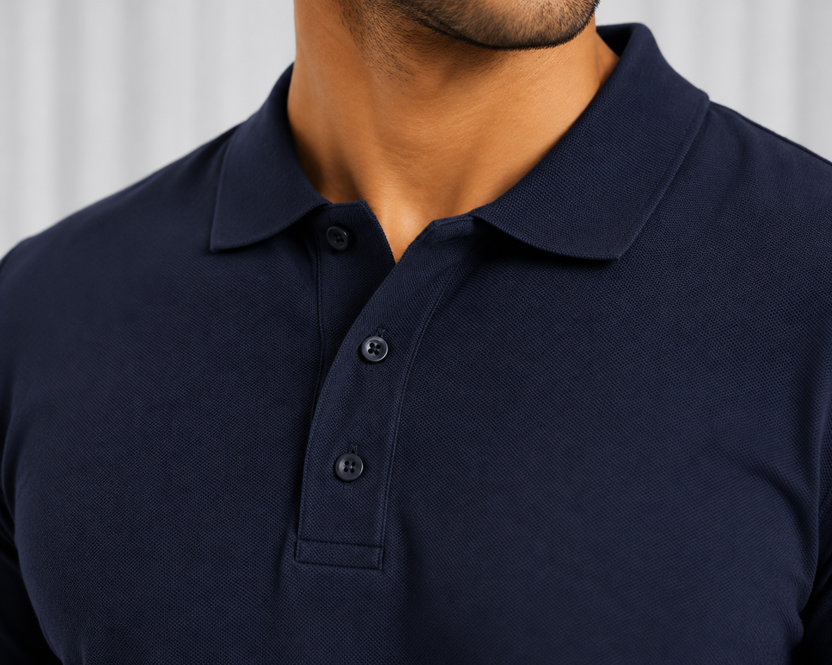 Navy Polo Shirt for Men