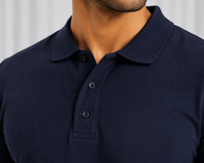 Navy Polo Shirt for Men