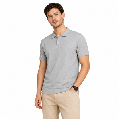 Grey Polo Shirt for Men