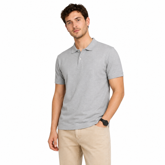 Grey Polo Shirt for Men