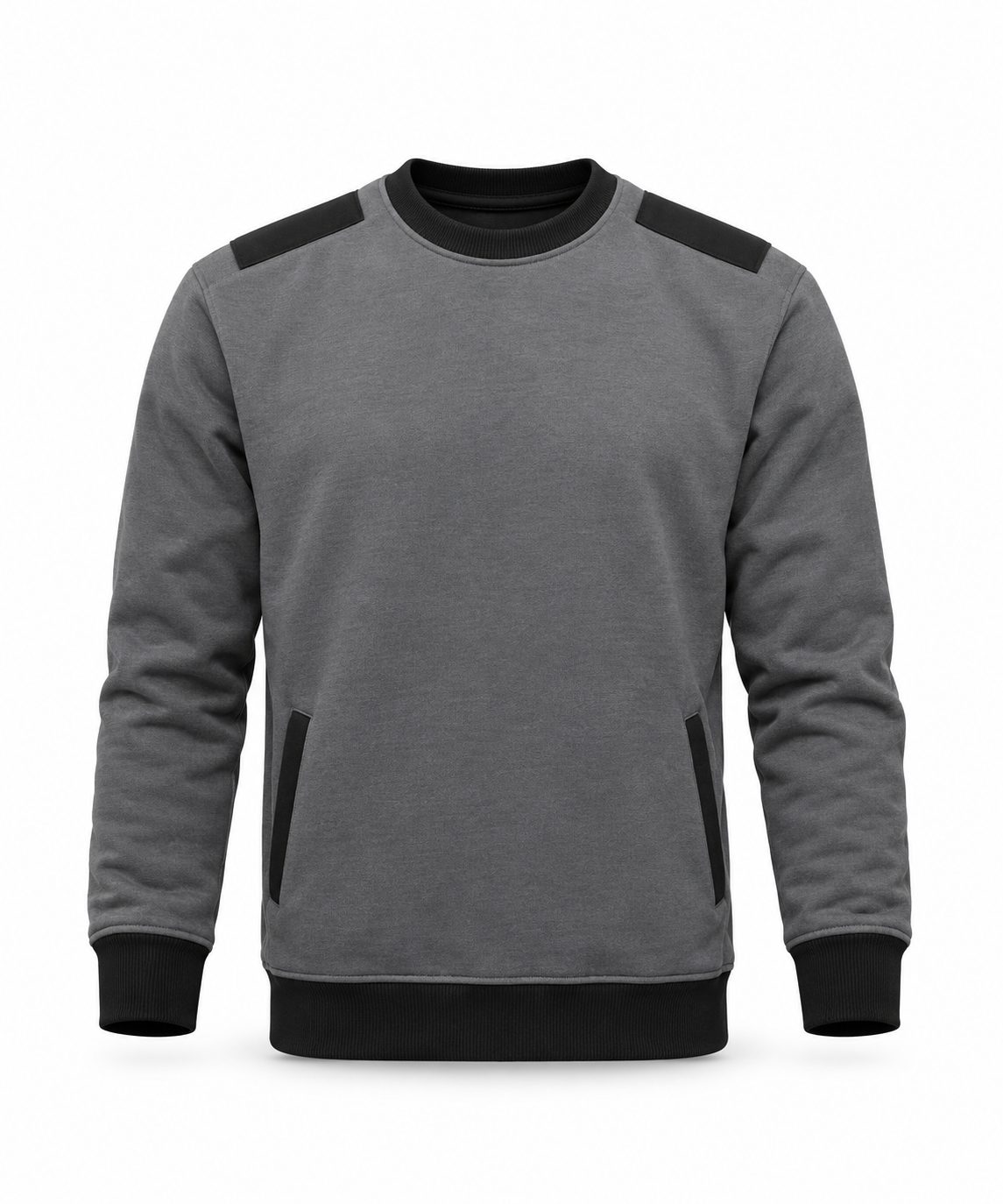 Charcoal Grey Fleece Sweatshirt – Unisex