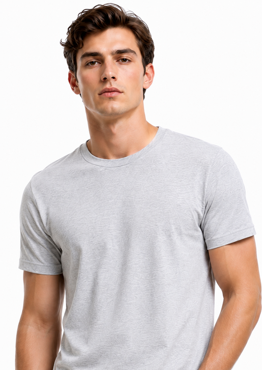 Melange Grey T-Shirt for Men
