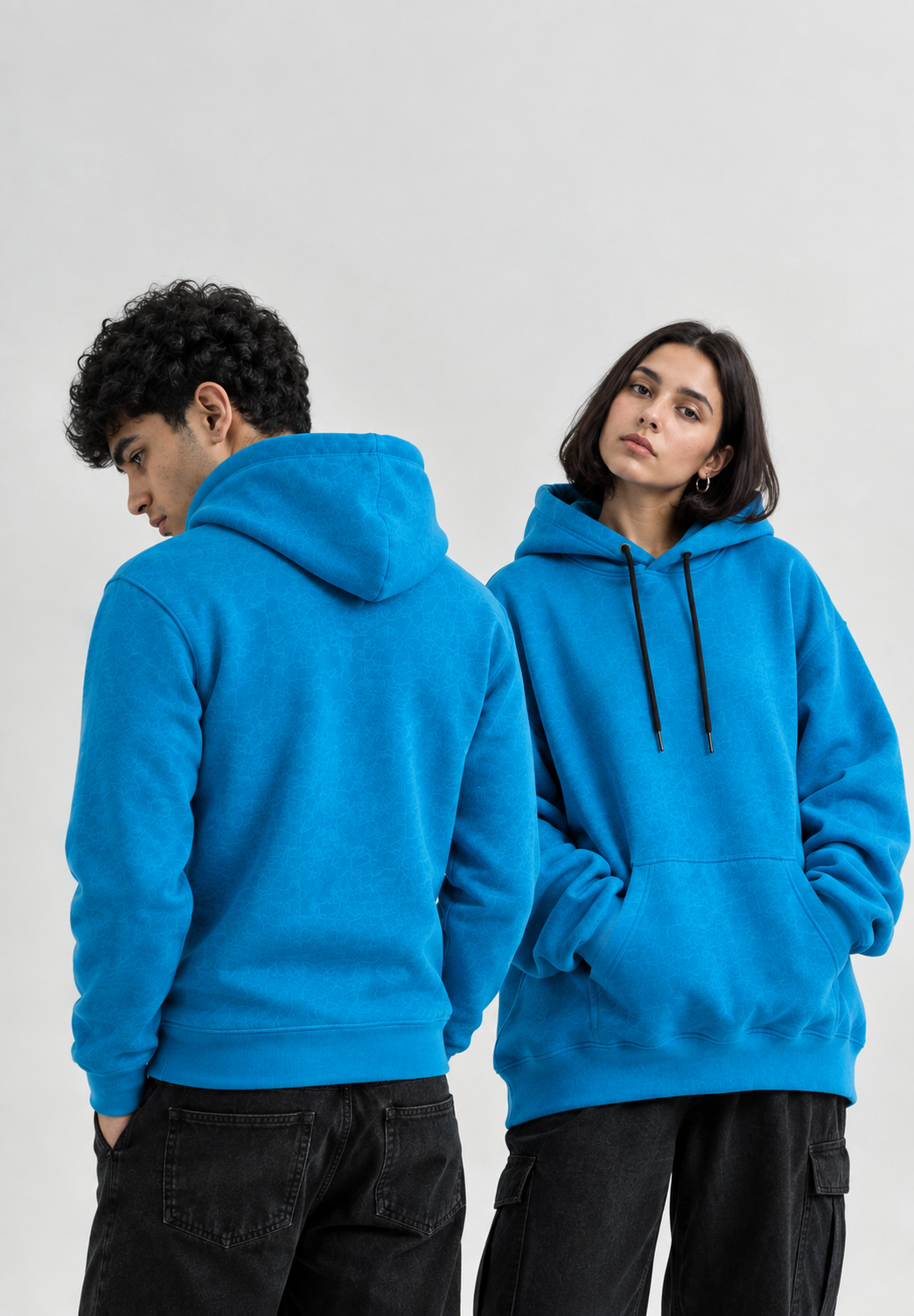 Classic Blue Pullover Unisex Hoodie