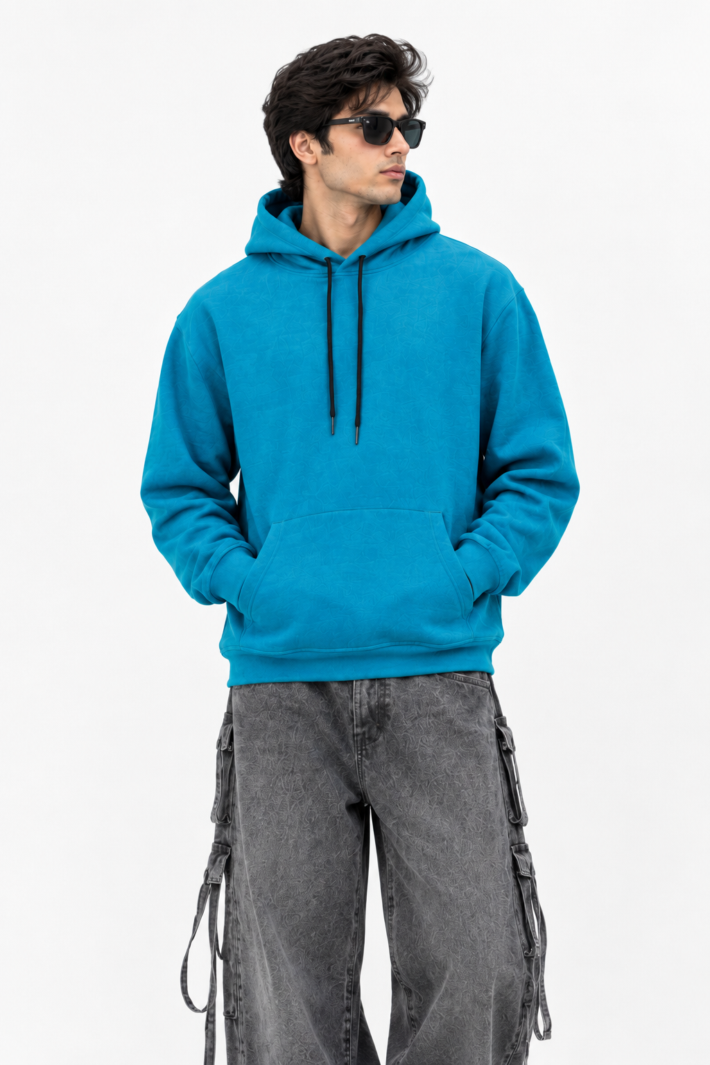 Classic Blue Pullover Unisex Hoodie
