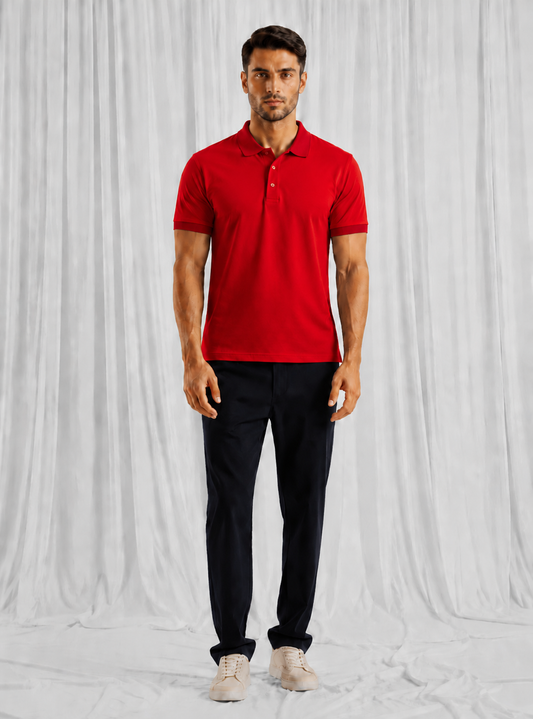 Red Polo Shirt for Men