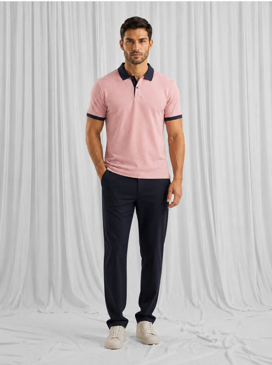 Pink & Navy Polo for Men
