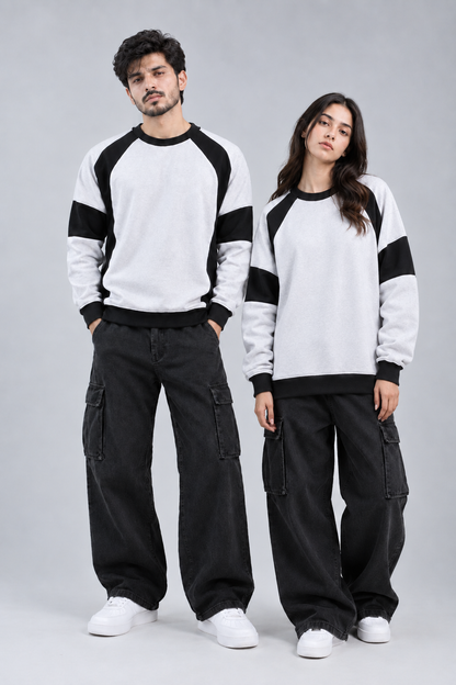 Grey & Black Sweatshirt - Unisex