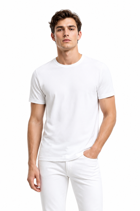 White T-Shirt for Men