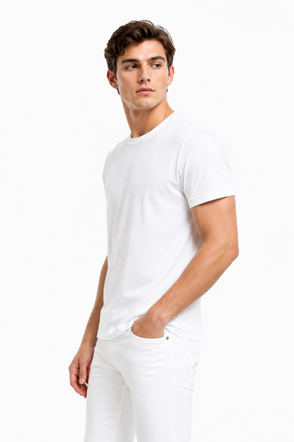 White T-Shirt for Men