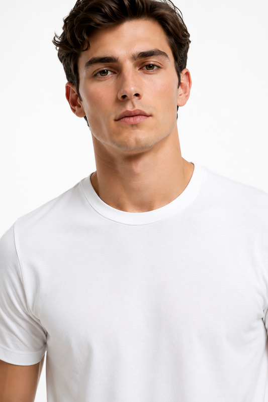 White T-Shirt for Men